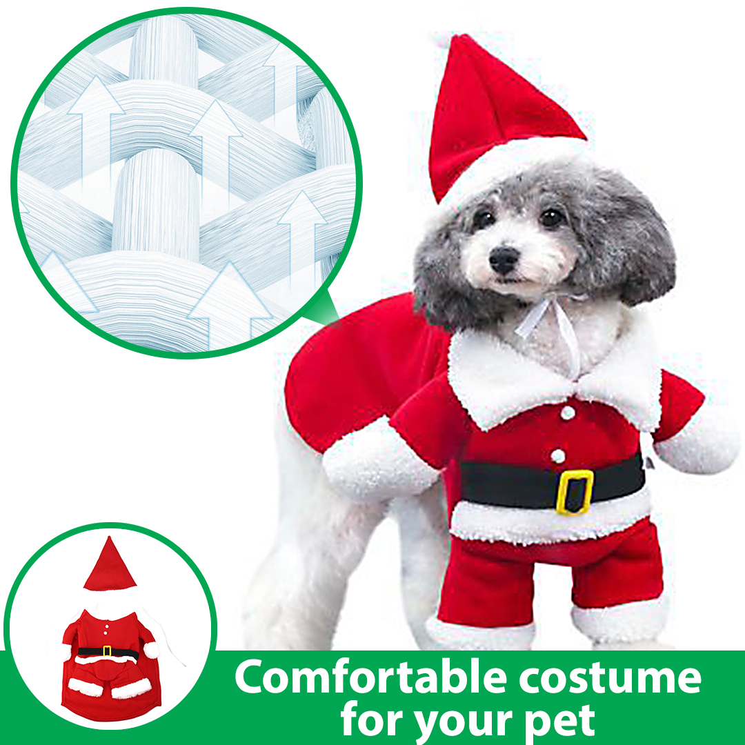 PoshPaws Pet Santa Claus Costume