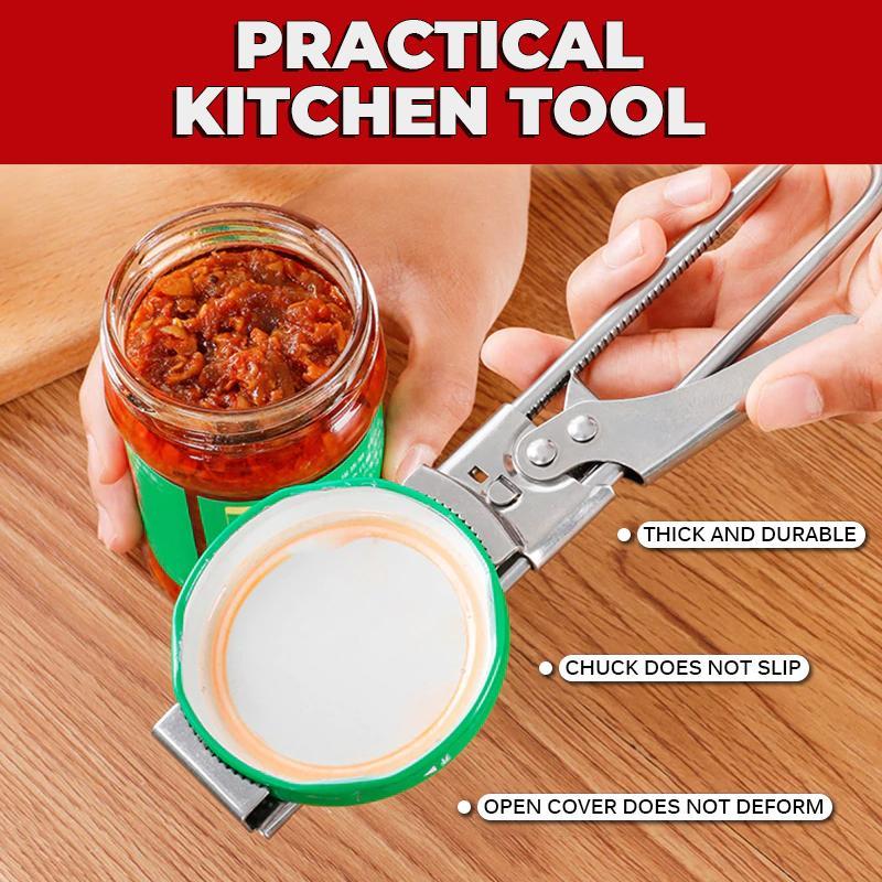 HomeTex Adjustable Stainless Steel Jar Openers