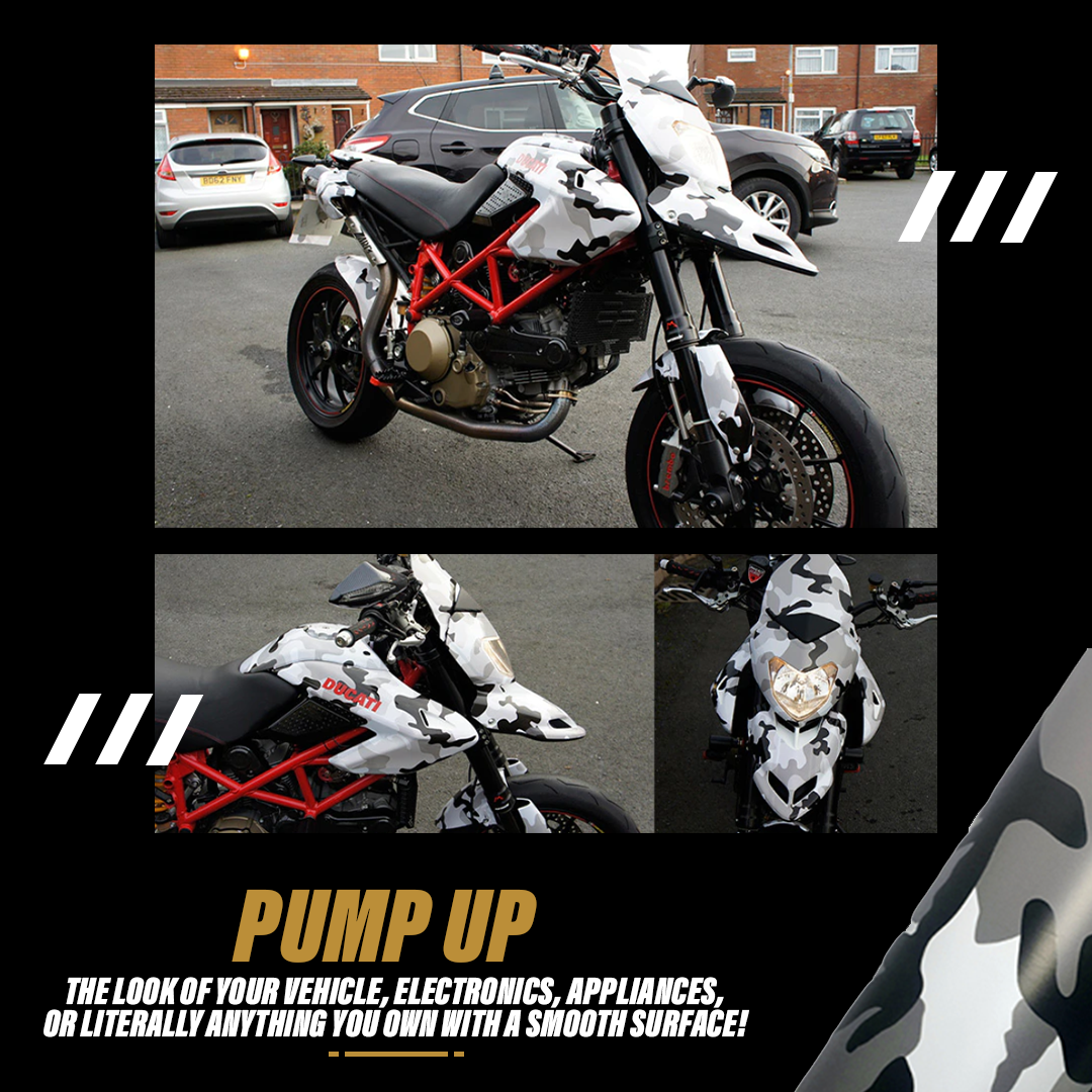 Matte Self-Adhesive Camouflage Film Wrap