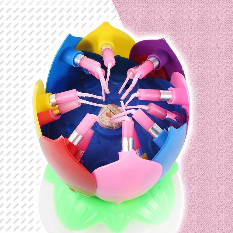 Lotus Magic Flower Birthday Candle