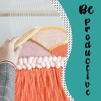 Beginner-friendly Wooden Loom Weaving Frame