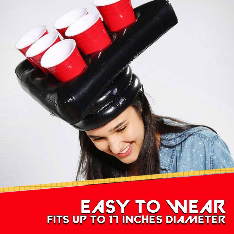 TGparty Inflatable Beer Pong Hat