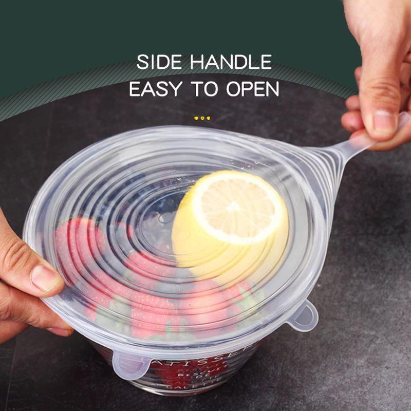 HiTea Reusable Silicone Stretch Lids