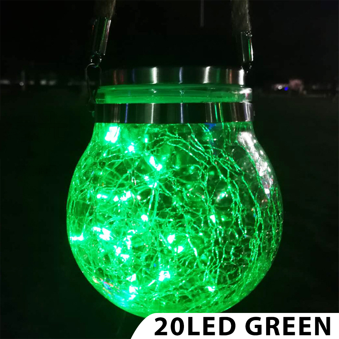 SolarLED Crystal Ball Hanging Lamp