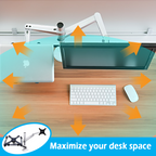 NTR Dual Monitor and Laptop Desk Mount