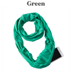 PoshSecret Travel Infinity Scarf With Secret Pockets