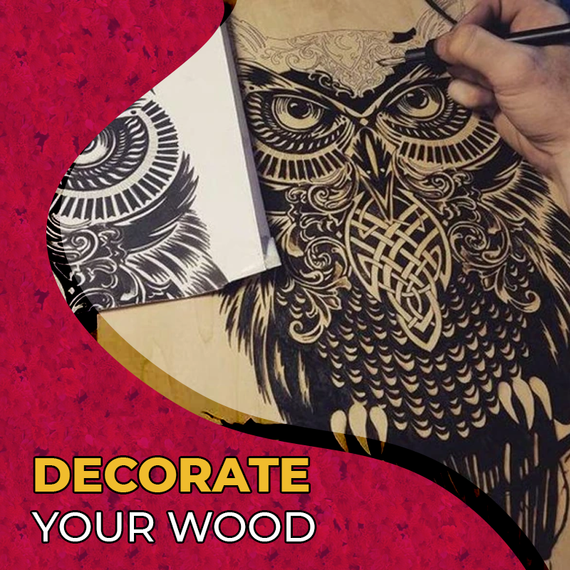 Wood Burning Pyrography Kit