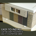 Wall-mounted 6-Compartment Dry Food Airtight Dispenser