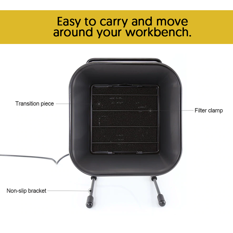 Solder Fume Absorber with Activated Carbon Filter