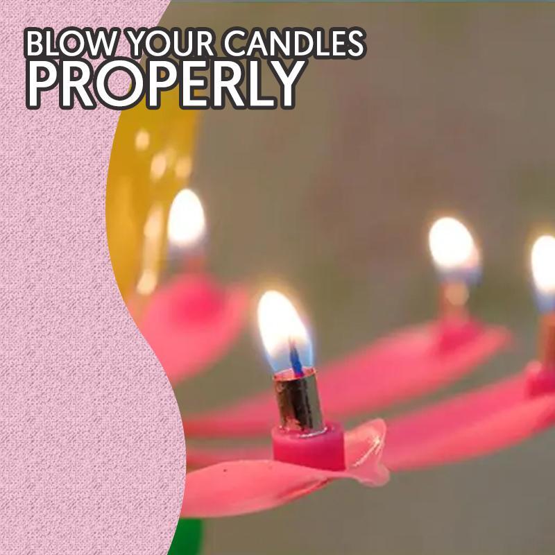 Lotus Magic Flower Birthday Candle