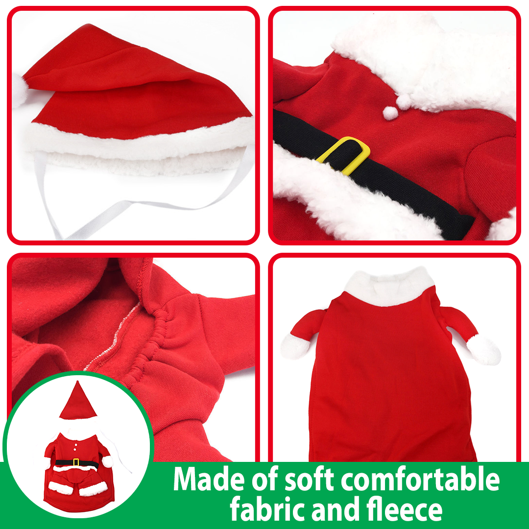 PoshPaws Pet Santa Claus Costume