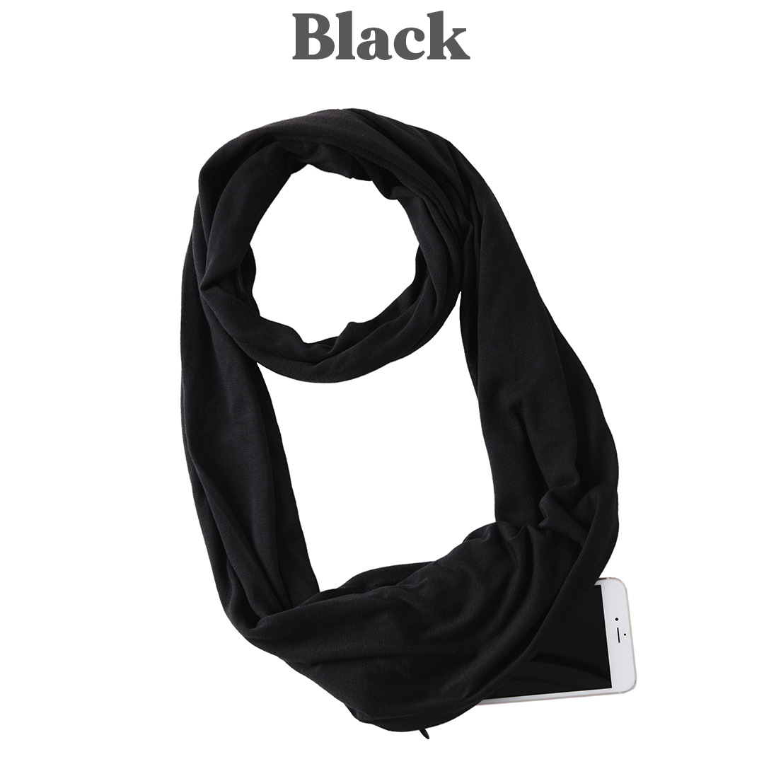 PoshSecret Travel Infinity Scarf With Secret Pockets
