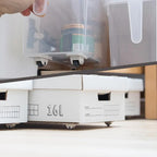 Organizer and Storage Box Stick-on Wheels (Pack of 4)