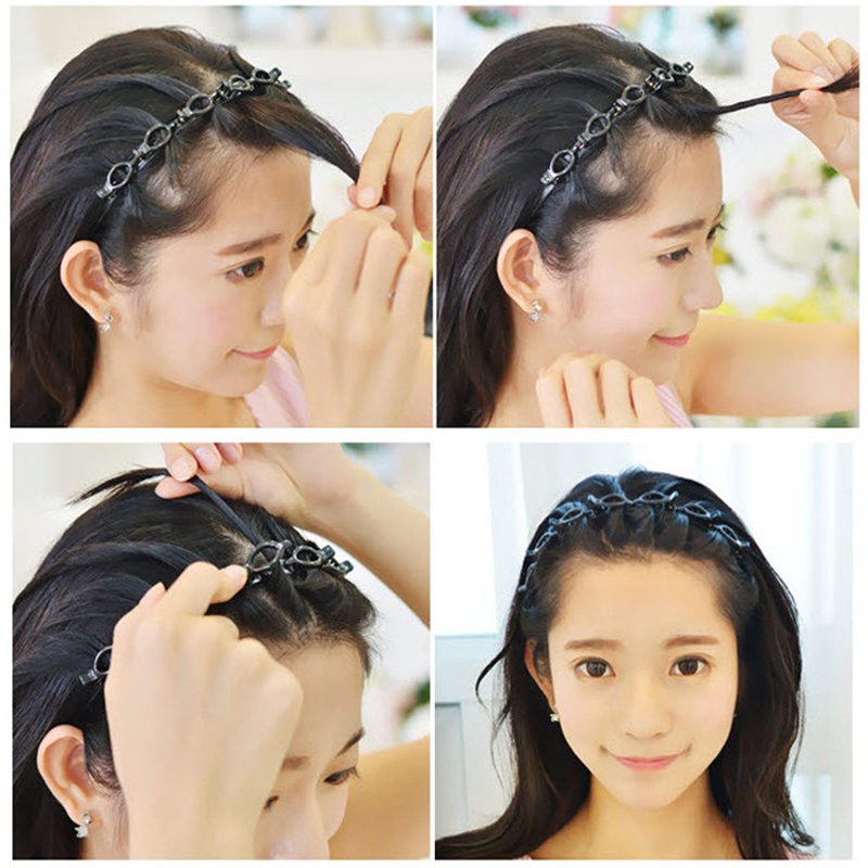 Double Bangs Hairstyle Hairpin