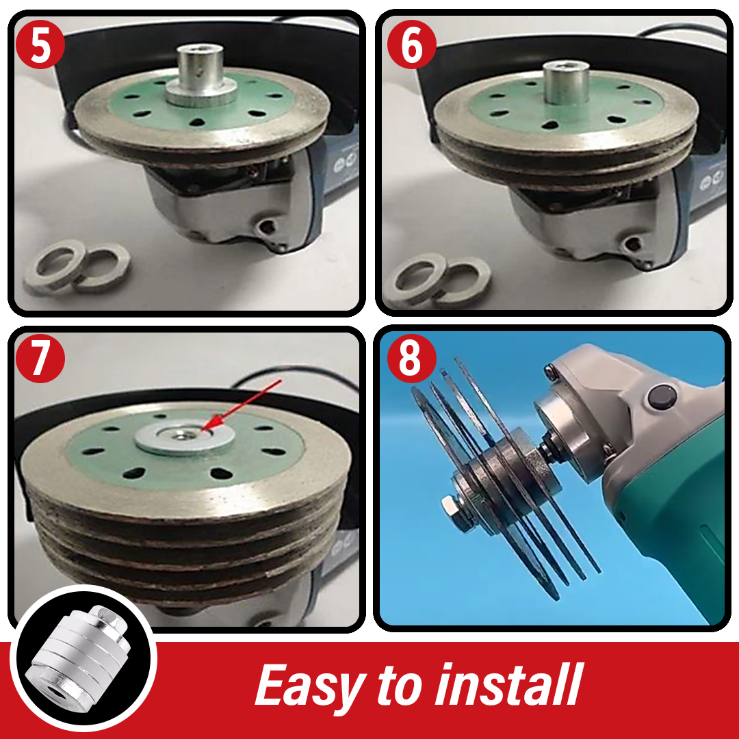 EM Angle Grinder to Groove Adapter