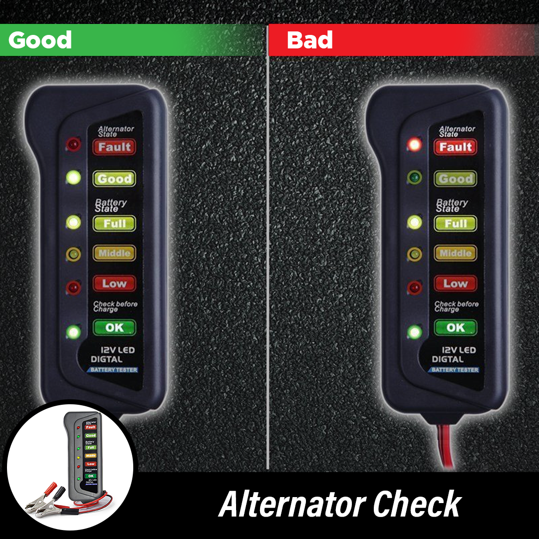 WS Mini 12V Car Battery Tester