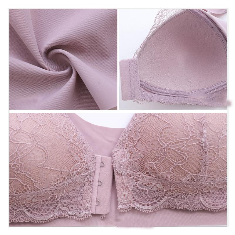 LadyShape Front Buckle Closure Wireless Lift Bra