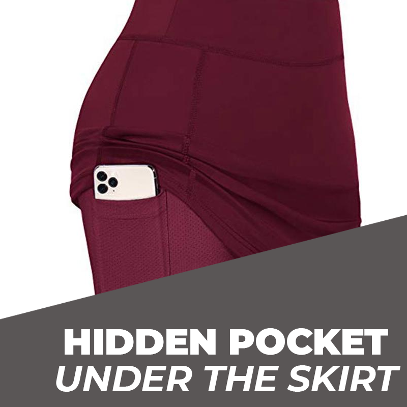 Highwaist Skort Lightweight Activewear