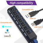 GadgeTECH Multi USB 3.0 Hub