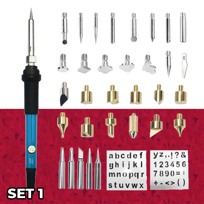 Wood Burning Pyrography Kit