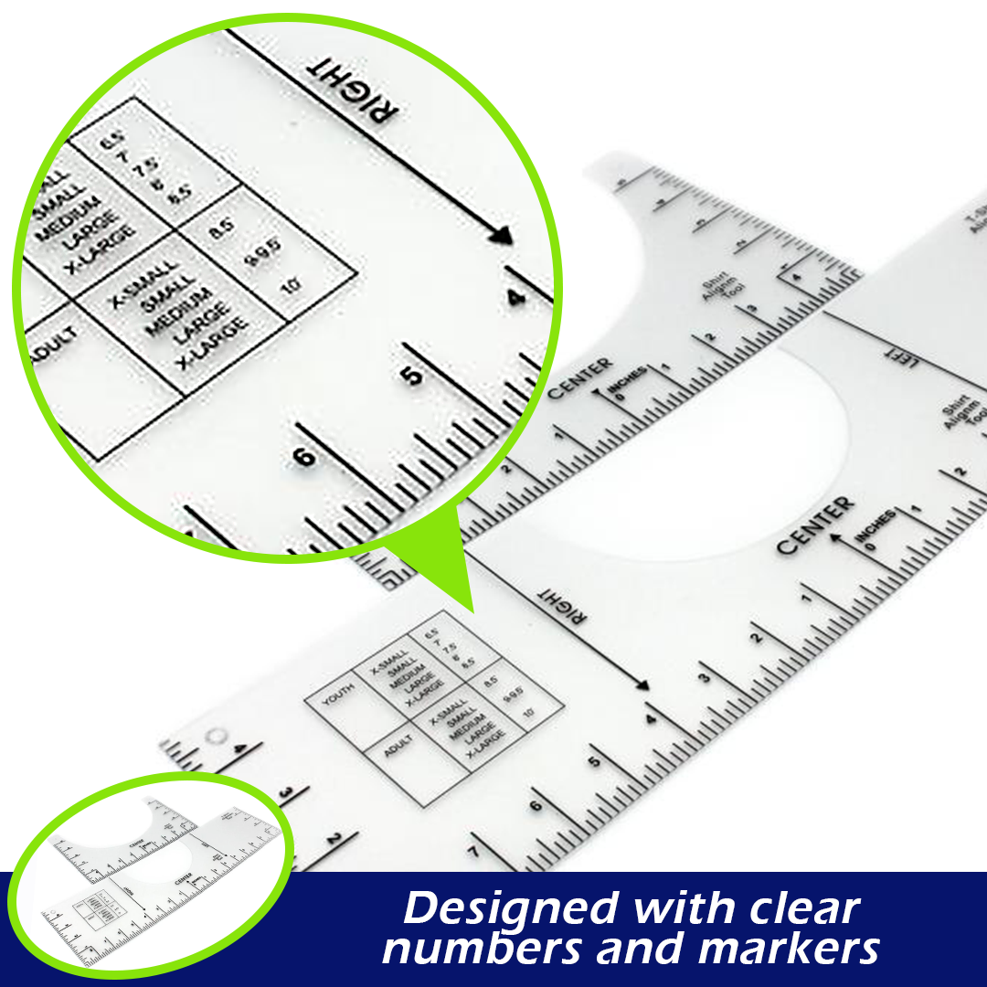 GILDE T-Shirt Ruler Guide
