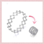 Two-way Crystal Ring & Bracelet