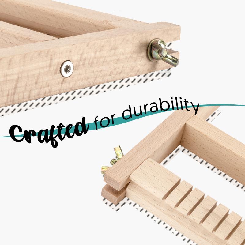 Beginner-friendly Wooden Loom Weaving Frame