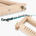 Beginner-friendly Wooden Loom Weaving Frame