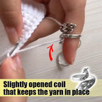 AKAI Adjustable Knitting Crochet Loop Ring