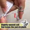 AKAI Adjustable Knitting Crochet Loop Ring
