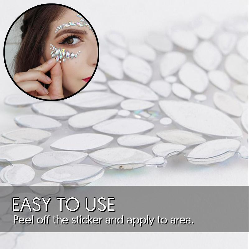 Face Jewel Gems Makeup Stickers