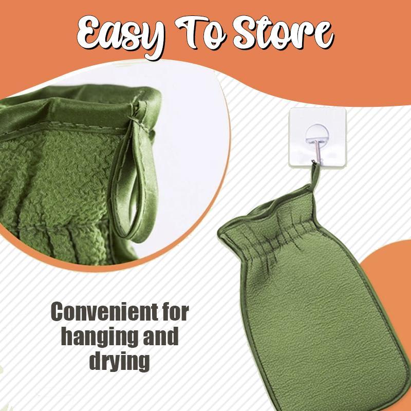 Two-Sided Exfoliating Bathing Gloves