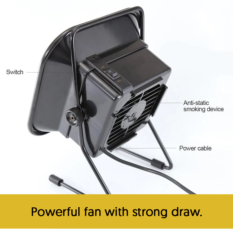 Solder Fume Absorber with Activated Carbon Filter