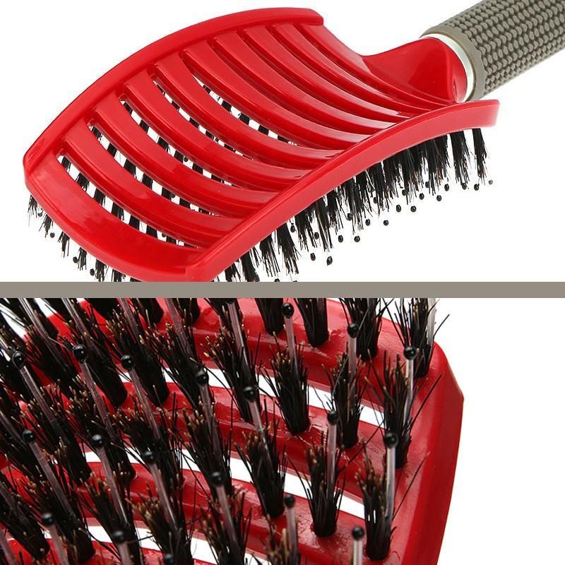 Natural Boar-Bristle Detangling Brush