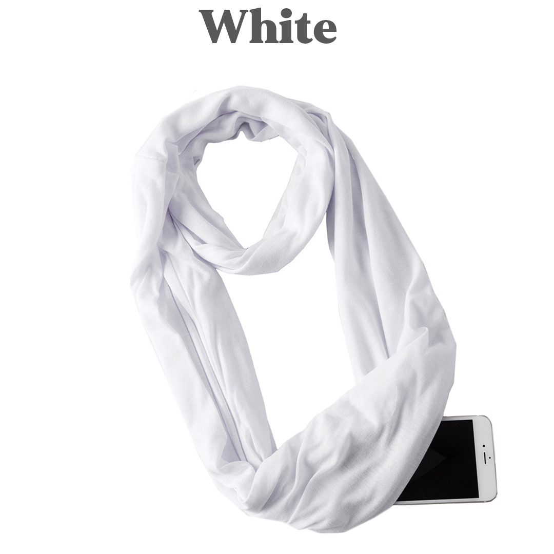 PoshSecret Travel Infinity Scarf With Secret Pockets