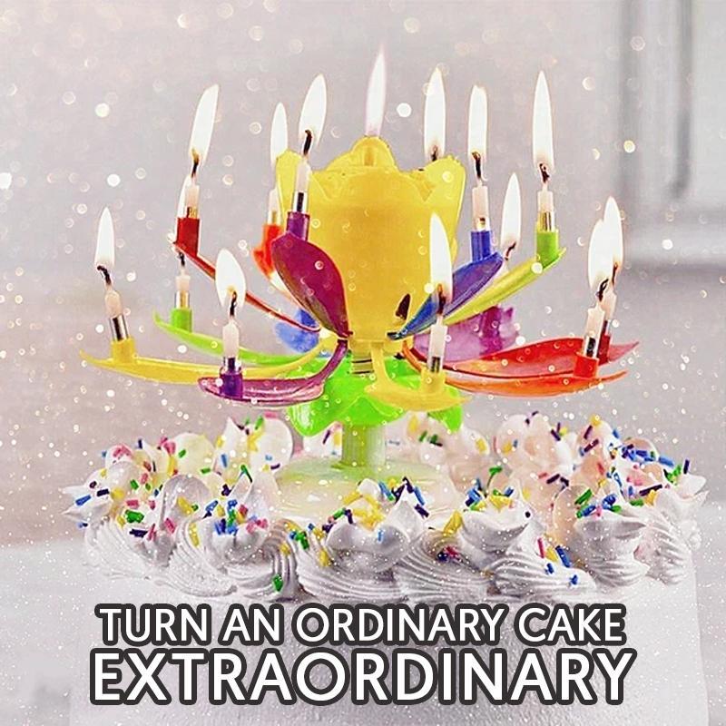 Lotus Magic Flower Birthday Candle