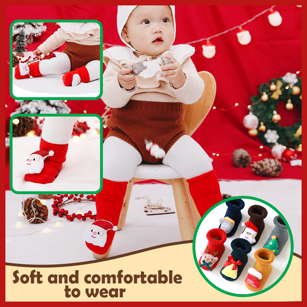 Chic Kid Baby Christmas Anti-Slip Socks