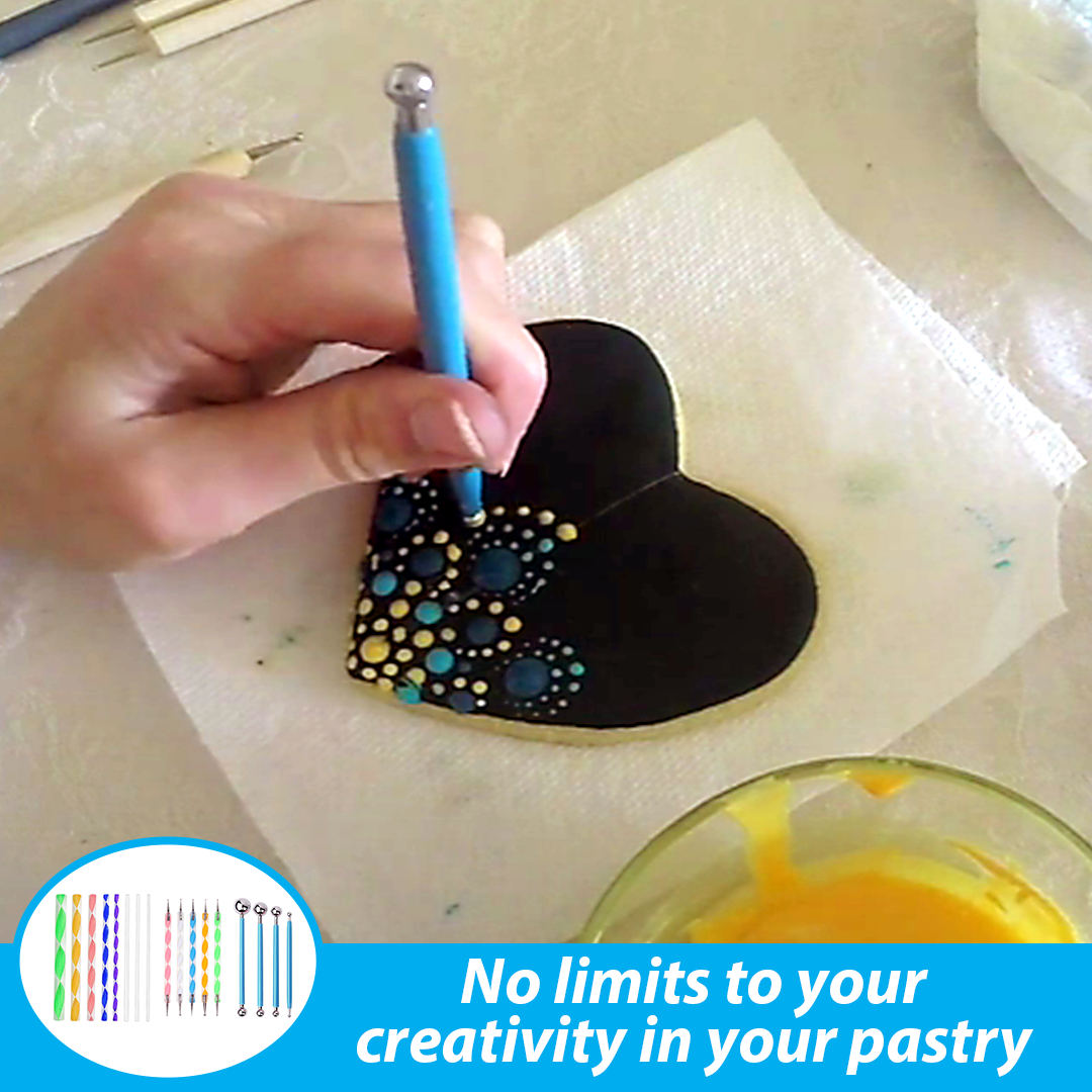 JustBaked Mandala Dotting Pastry Tool