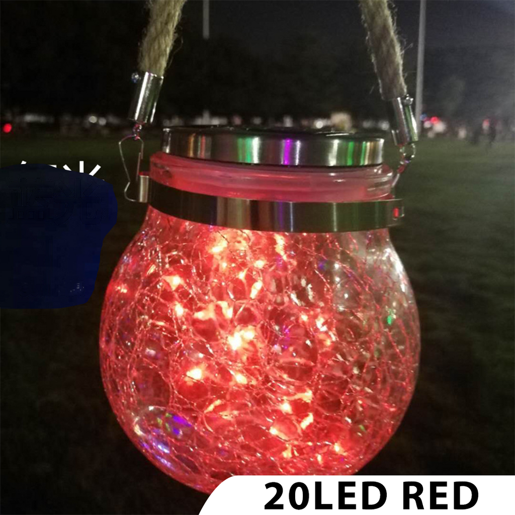 SolarLED Crystal Ball Hanging Lamp