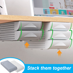 STACKABLE Under Desk Drawer Organizer Storage
