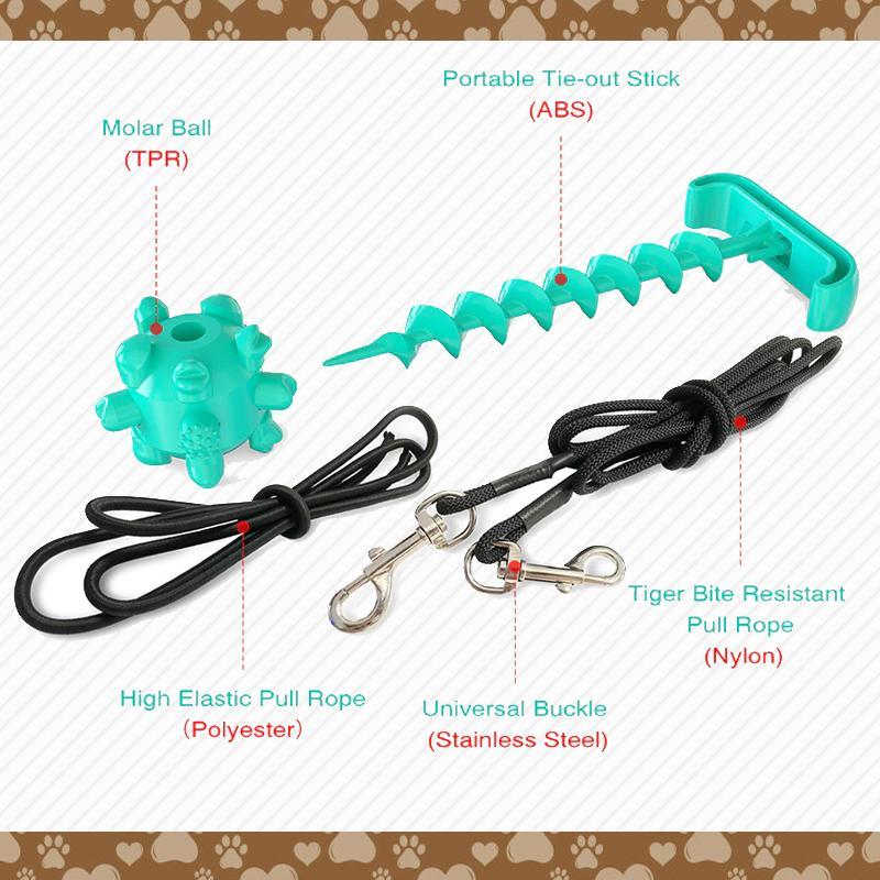 Portable Outdoor Dog Peg Toy