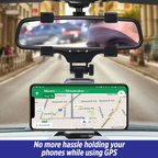 EZ360° Rear-view Mirror Phone Mount