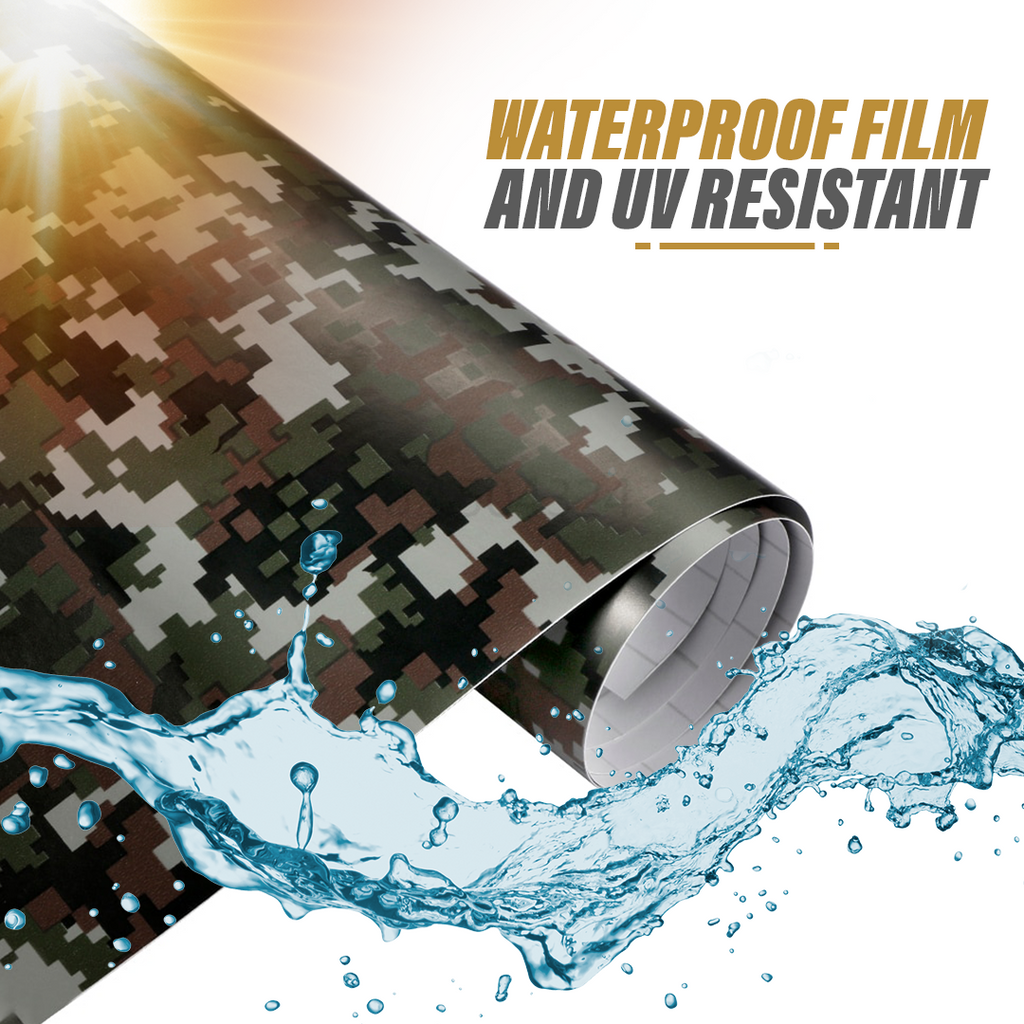 Matte Self-Adhesive Camouflage Film Wrap