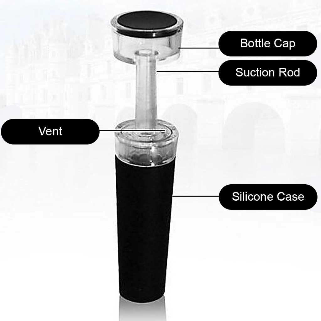 Zesty Wine Bottle Vacuum Stopper