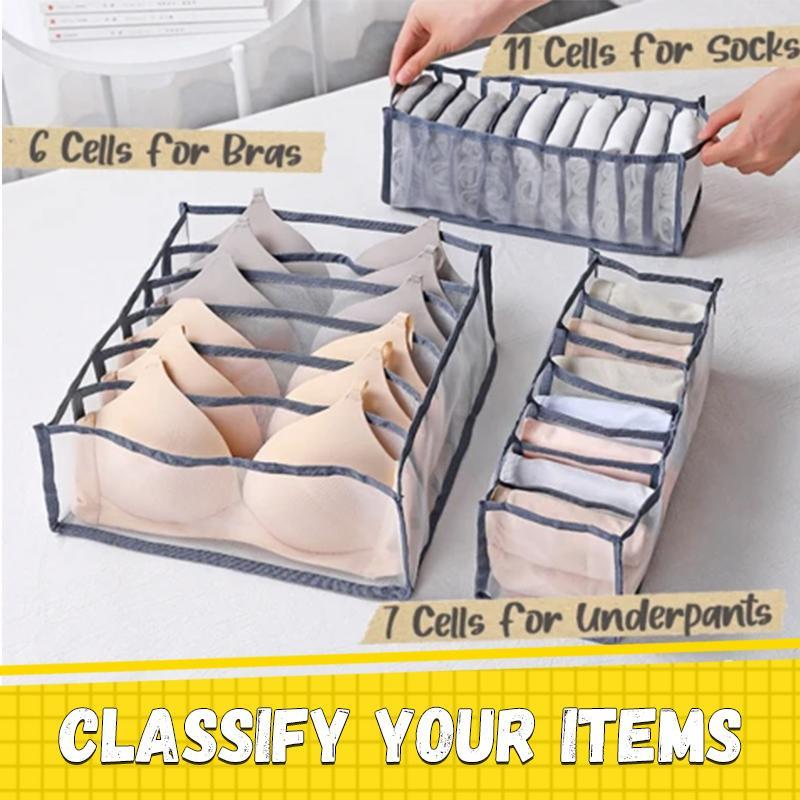 HQNetz Undergarments Drawer Divider Storage