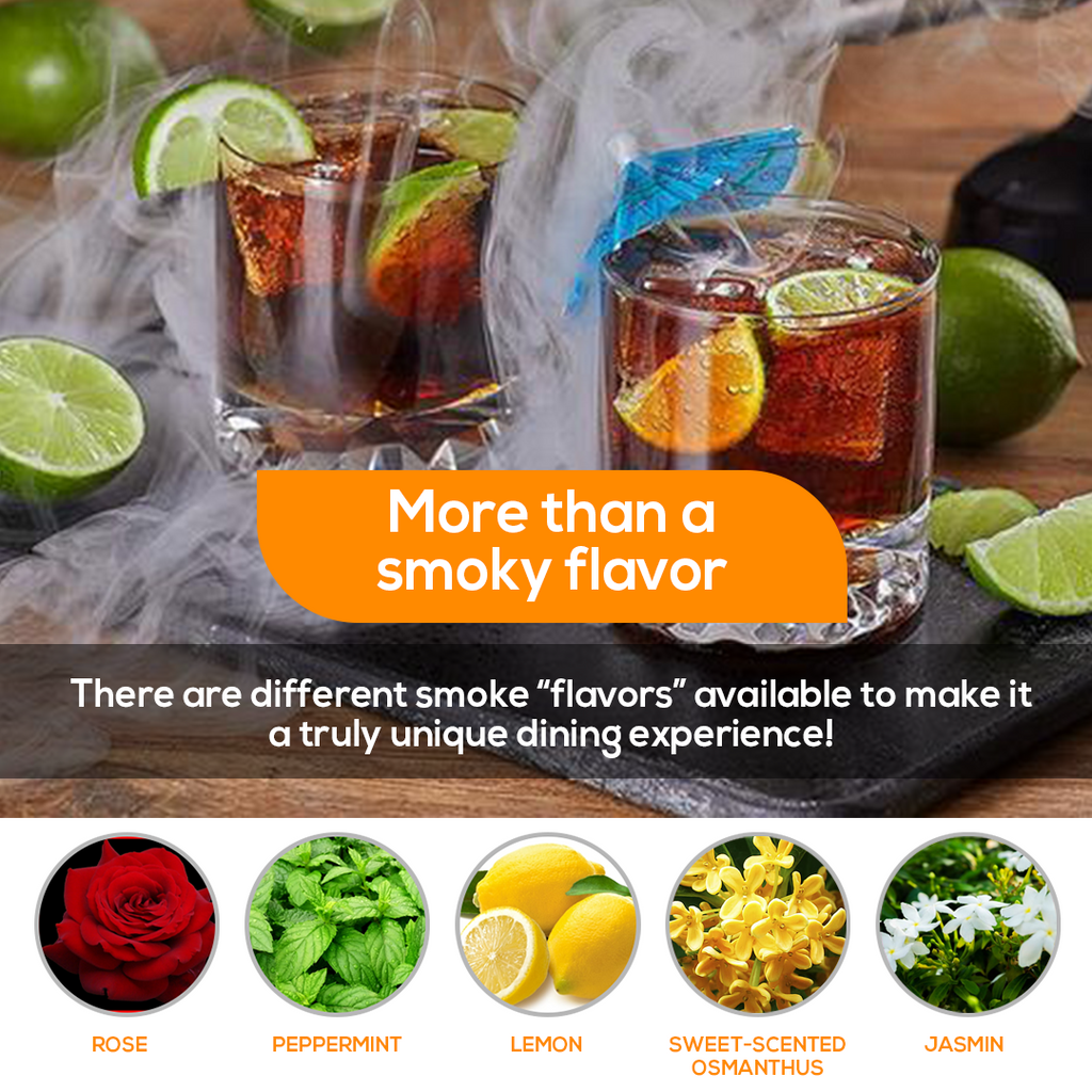 Handheld Gourmet Smoker for Bubble Cocktails