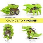 Solar Powered Transformer Dinosaur