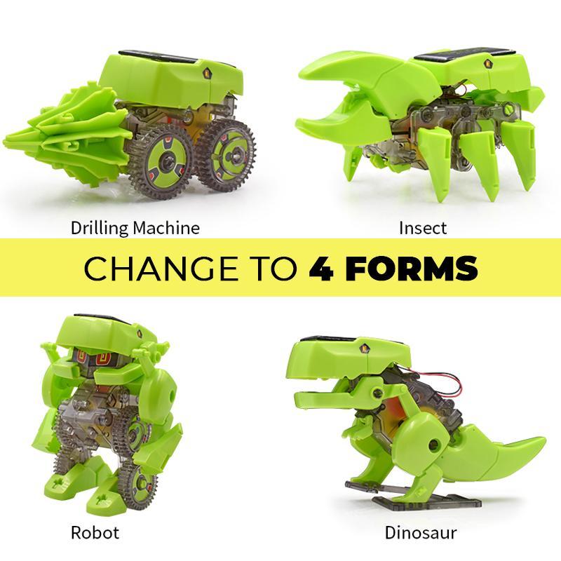 Solar Powered Transformer Dinosaur