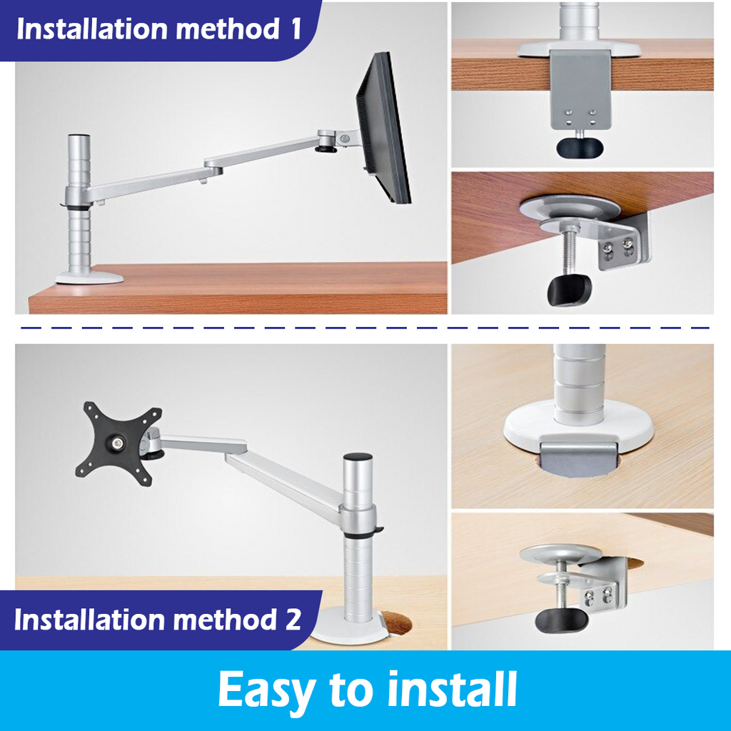 NTR Dual Monitor and Laptop Desk Mount