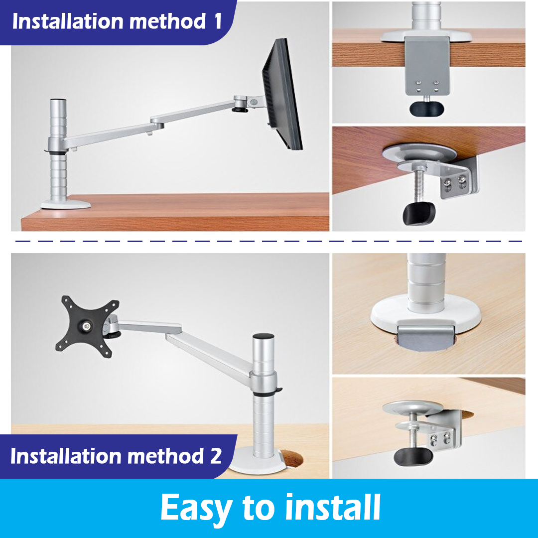 NTR Dual Monitor and Laptop Desk Mount